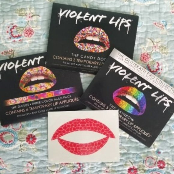 Violent Lips Other - Violent Lips Temporary Appliques Bundle NEW!